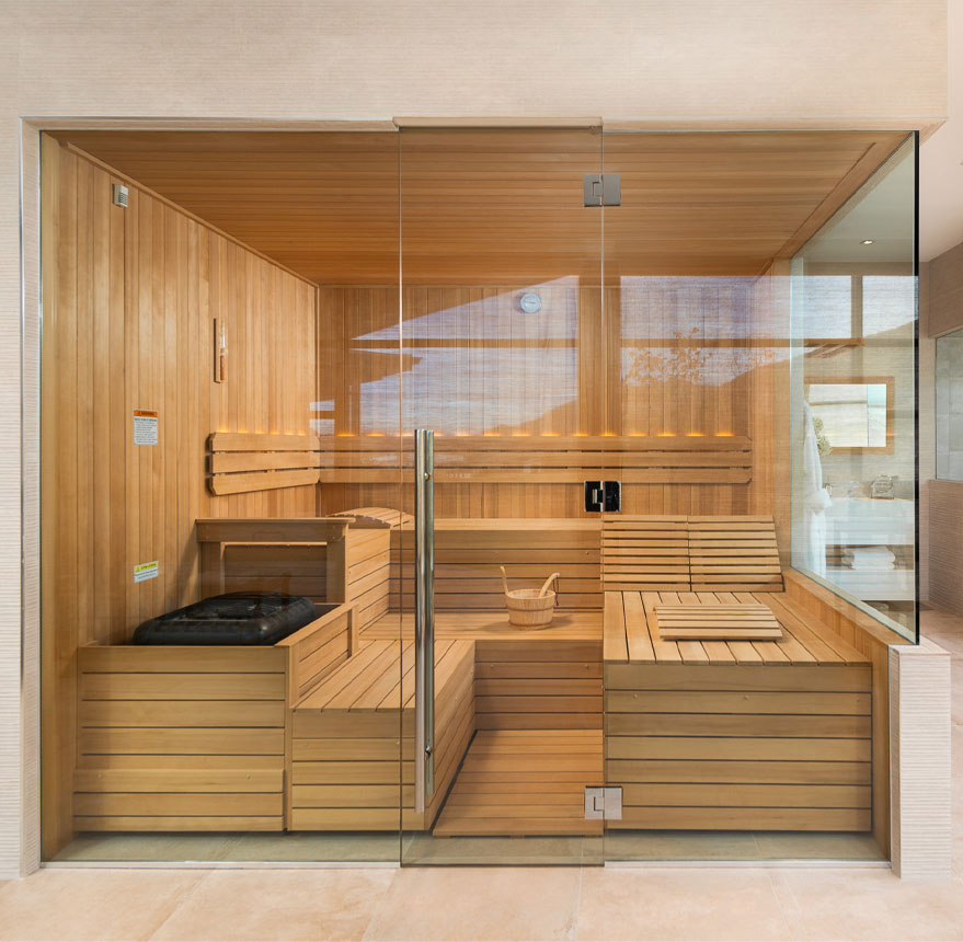 Permanently-Installed Saunas