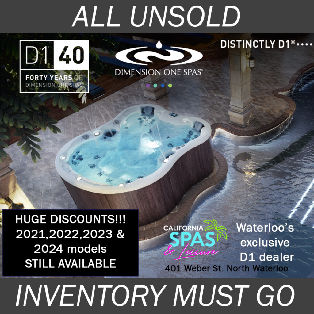 Dimension one hot tub deal